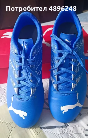 Футболни бутонки PUMA ATTACANTO, номер 40,5, нови, снимка 2 - Футбол - 55411577