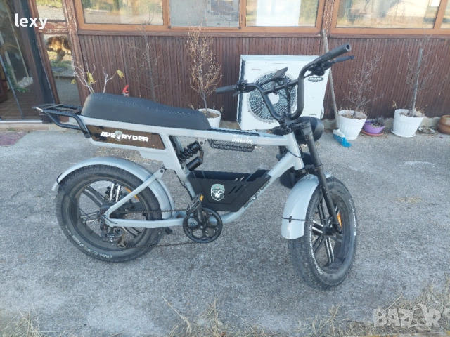 Електрически фетбайк Ape Ryder Jambo Pro – Двойно окачване, Дискови спирачки, 625Wh