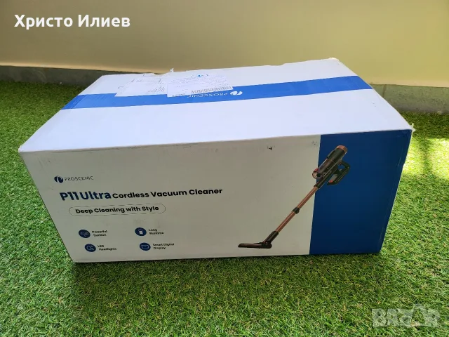 Вертикална безжична прахосмукачка Proscenic P11 Ultra акумулаторна, снимка 14 - Прахосмукачки - 55571439