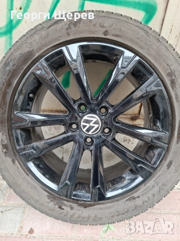 Оригинални Джанти 17 " VW + Зимни Гуми 215/55/17 Dunlop Winter Sport 5