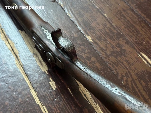 ДВЕ ДИМЯЩИ ДУЛА - ЛОВНА ПУШКА 1850 г., снимка 8 - Ловно оръжие - 54139869