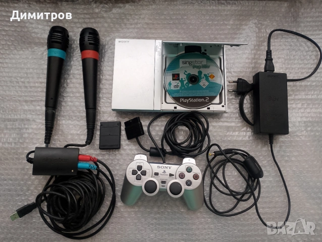 Playstation 2/ps2/Silver SCPH 70004, снимка 2 - PlayStation конзоли - 54901771