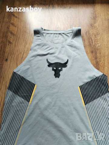 Under Armour UA Pjt Rock 100 Percent Tank - страхотен мъжки потник M, снимка 3 - Тениски - 54662681