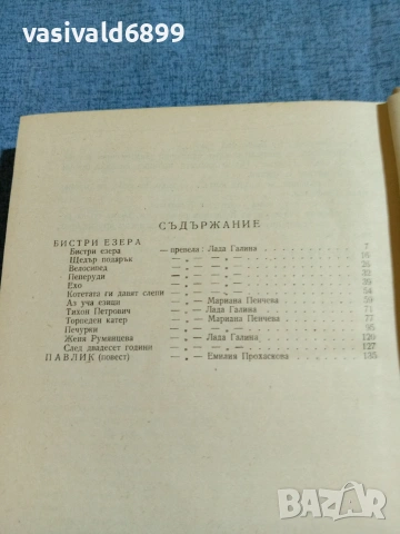Юрий Нагибин - Бистри езера/Павлик , снимка 5 - Художествена литература - 55092790