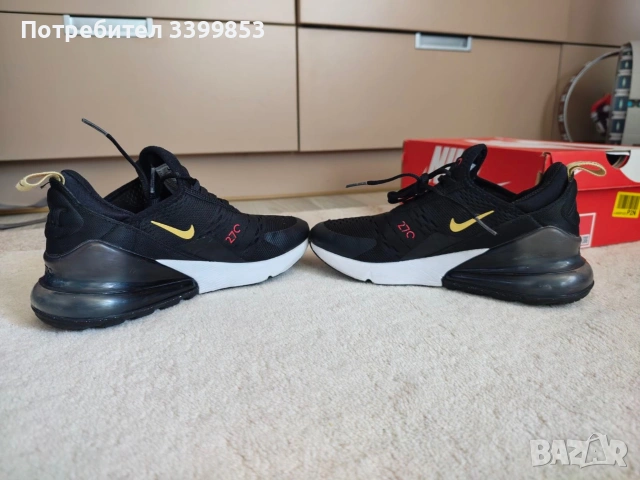 Маратонки nike airmax 270 gs номер 37 1/2, снимка 5 - Детски маратонки - 55249819