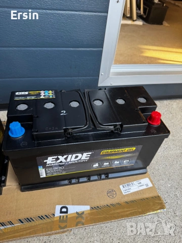 Гелов Акумулатор EXIDE ES900 GEL 80Ah (Много малко са ползвани)  (Свалени от нови Кемпери) , снимка 3 - Къмпинг мебели - 54732351