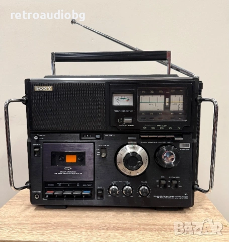 🔈Колекционерски модел радиокасетофон Sony CF-950S - профилактиран🔈, снимка 2 - Радиокасетофони, транзистори - 54637932