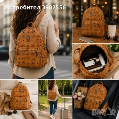 раница от еко кожа , снимка 4 - Раници - 55625058