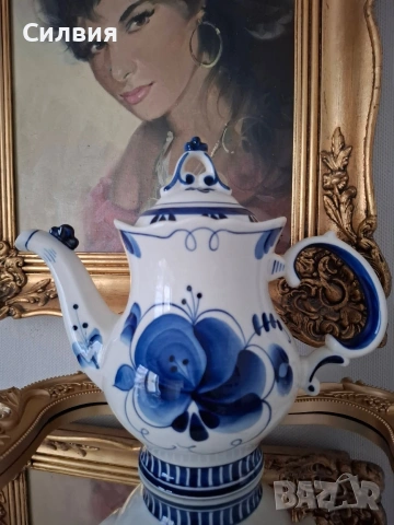 Гжелска керамика💙Традиция на синьо-бялата елегантност