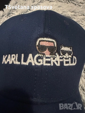 Шапка Karl lagerfeld , снимка 5 - Шапки - 54683802
