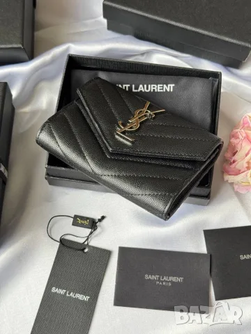 Saint Laurent Monogram Envelope Compact Wallet , снимка 3 - Портфейли, портмонета - 55417633