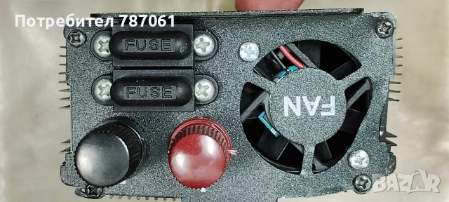 Инвертор POWER 1500 W преобразувател на напрежение 12 V към 220 vUSB порт, снимка 6 - Друга електроника - 53959599