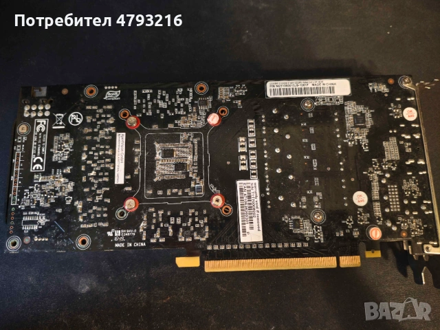 Видео карта 1060 6GB Palit stormx, снимка 2 - Видеокарти - 54280240
