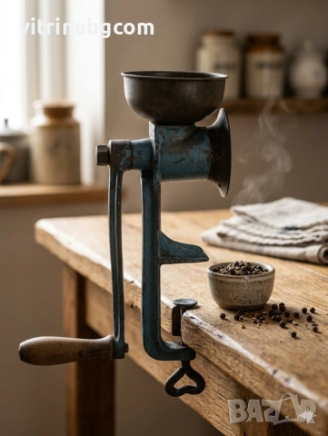 АНТИКВАРНО БИЖУ: Ръчна мелничка за подправки MAGO (1930-те)