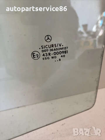 Стъкло за предна лява врата за Mercedes W638 Vito (1996-2002) , снимка 2 - Части - 54108037
