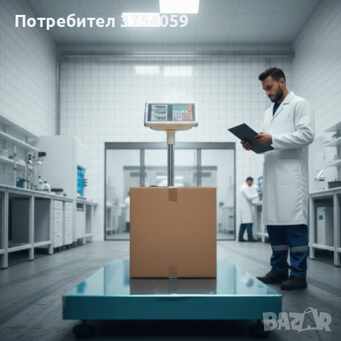Електронен кантар с платформа до 1000 кг, снимка 4 - Везни - 55178596
