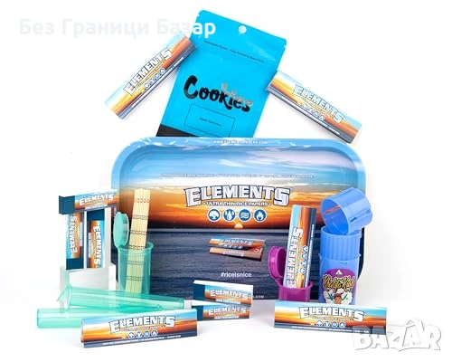 Нов Пълен rolling tray комплект с grinder и аксесоари за домашна употреба или подарък, снимка 2 - Други стоки за дома - 54225643