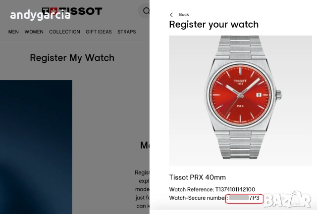 Tissot Prx T137.410.11.421.00 мъжки часовник с дата, чисто нов с кутия книжки, 100% оригинален, снимка 5 - Мъжки - 54866550