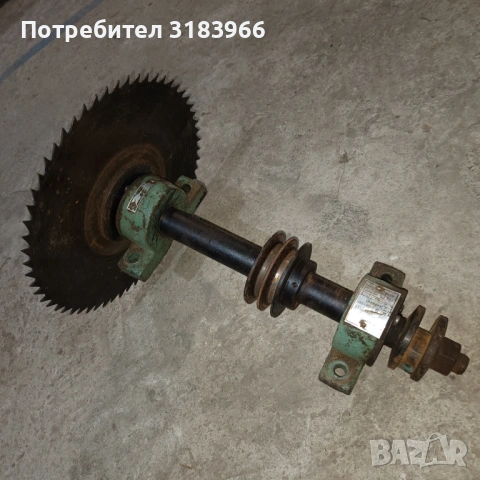 нова ос със диск за циркуляр заводска , снимка 3 - Други машини и части - 41935385