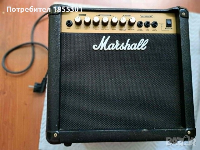 Китарен усилвател Marshall G15R CD, 15W, С реверб ефект