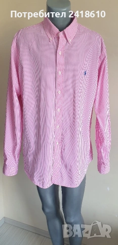 POLO Ralph Lauren Cotton Slim Fit Mens Size 2XL ОРИГИНАЛ! НОВО! Мъжка Риза!, снимка 8 - Ризи - 54767667