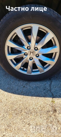 Honda 18" джанти с летни гуми , снимка 2 - Гуми и джанти - 55249969