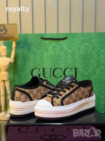 Gucci Нови Дамски Маратонки Гучи с Кутия 