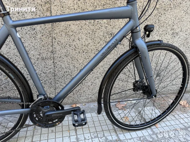 Velo de Ville L200 sport/Shimano Cues 2x10/Динамо главина шимано, снимка 7 - Велосипеди - 55511667