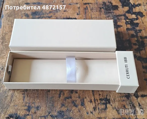 химикалка Cerruti 1881 Черути Oxford черен мат метална, снимка 8 - Колекции - 55577881