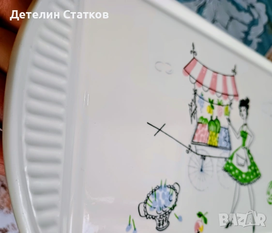Порцеланово плато, снимка 8 - Чинии - 54426915