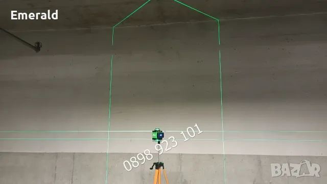 Нов Лазерен 4D нивелир 16 линии Зелен лъч лазерен нивелир до 30 метра, снимка 7 - Куфари с инструменти - 55477252