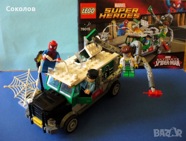 76015 LEGO Marvel Spider-Man - "Doc Ock Truck Heist", снимка 4 - Конструктори - 54743144