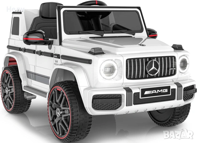 Акумулаторен джип Mercedes G 63 AMG 4X4 Premium 12V/9Ah,120W, снимка 4 - Детски велосипеди, триколки и коли - 54995915