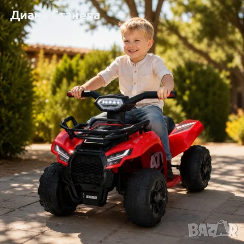 Детско акумулаторно ATV J320 6V – LED светлини, USB музика и офроуд приключения за деца 1.5–4 години, снимка 2 - Коли, камиони, мотори, писти - 55533525