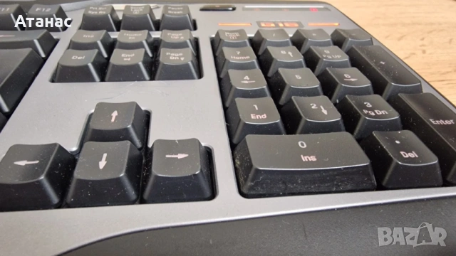 РЯДКА РЕТРО Геймърска клавиатура Logitech G15 | Y-UW92 | Син LCD, снимка 5 - Клавиатури и мишки - 54218832