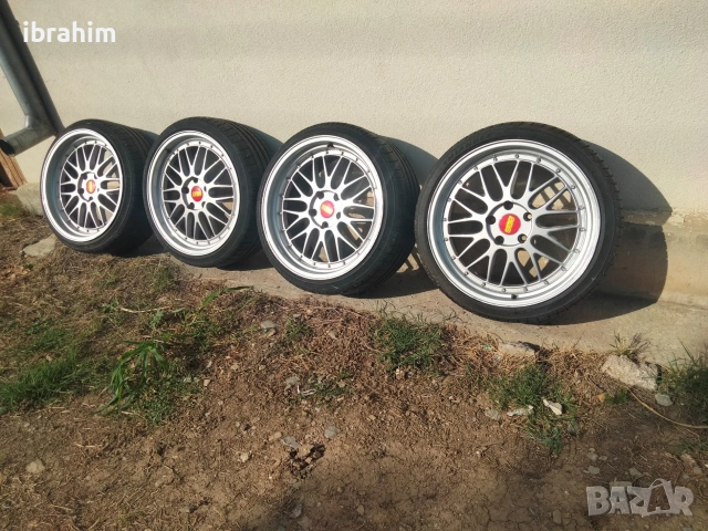 Продавам 19" джанти 5х120 тип BBS LM с гуми, снимка 3 - Гуми и джанти - 55240445