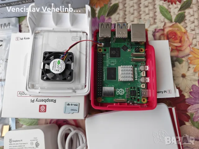 Raspberry pi 5 kit, снимка 2 - За дома - 55596384