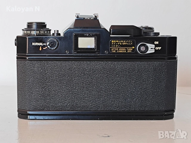 Комплект тяло Canon EF (The Black Beauty) и обектив Canon FD 35-70mm f/3.5-4.5, снимка 5 - Фотоапарати - 54549537