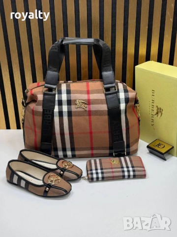 Burberry Нов Дамски Комплект Различни Цветове Бърбъри , снимка 7 - Чанти - 54649271