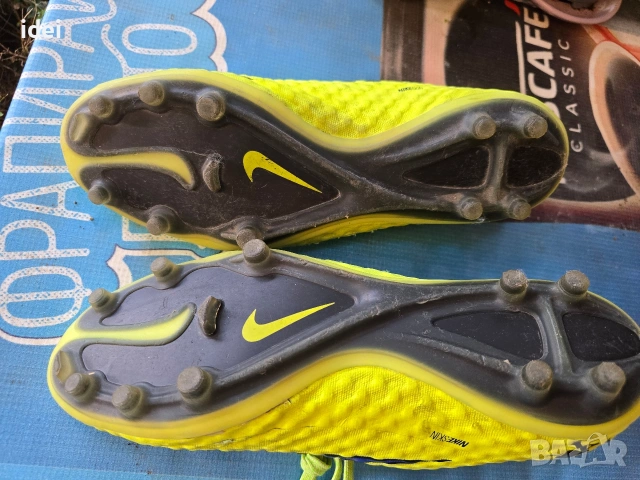 Nike Hypervenom Phantom 1 SG-PRO ELITE 'Volt/Persian Violet/Black' бутони футболни обувки, снимка 5 - Маратонки - 54942832
