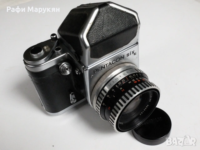 Професионален "PENTACON SIX"-6/6  с аксесоари, снимка 3 - Фотоапарати - 54490283