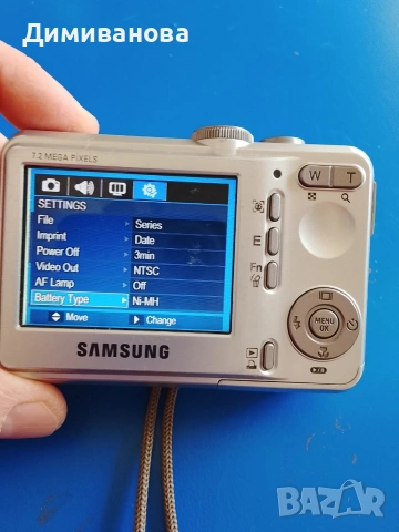 Фотоапарат Самсунг Samsung D760 за ремонт или части, снимка 5 - Фотоапарати - 54489354