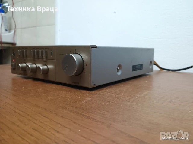 Компактен усилвателя Fisher CA-M101 с много качествен звук. Изпращам видео. , снимка 7 - Ресийвъри, усилватели, смесителни пултове - 54561538