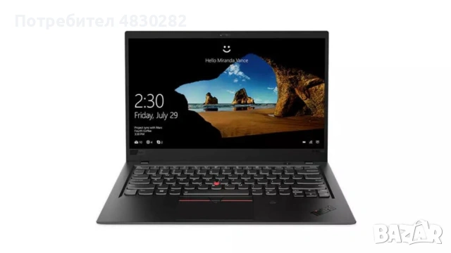 Лаптоп Lenovo X1 Carbon 6th i5-8350U 8GB 2560x1440
