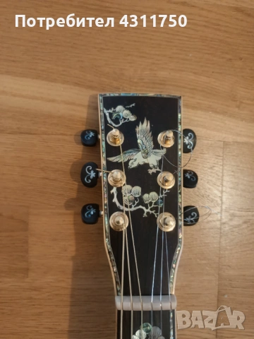 Изцяло солидна лютиерска акустична китара , снимка 5 - Китари - 54288268