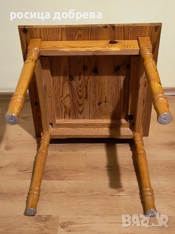 Детски комплект от естествено дърво (чам) - масичка и столче - 38 евро за комплекта , снимка 3 - Играчки за стая - 54211923