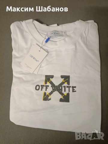 Тениска Off White, снимка 3 - Тениски - 54586583