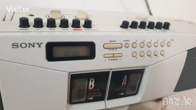 Преносим радиокасетофон SONY, снимка 3 - Радиокасетофони, транзистори - 54777683