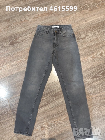 сиви дънки на Zara, снимка 2 - Дънки - 54511894