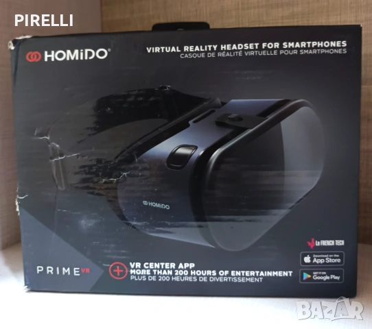 Очила за виртуална реалност Homido Prime, Черни, Нови, снимка 6 - 3D VR очила за смартфон - 54400398